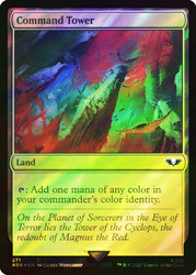 Command Tower (#271) (Surge Foil)\nWarhammer 40,000 Commander - Surge Foil\nSingle\nMagic The Gathering