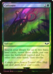 Cultivate (Surge Foil)\nWarhammer 40,000 Commander - Surge Foil\nSingle\nMagic The Gathering