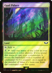 Opal Palace (Surge Foil)\nWarhammer 40,000 Commander - Surge Foil\nSingle\nMagic The Gathering