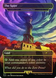 Command Tower (The Spire) (Secret Lair) (#677) (Fortnite) (Borderless)\nPromo: General\nSingle\nMagic The Gathering