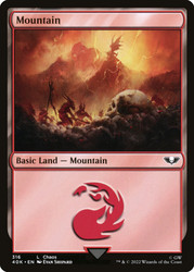 Mountain (#316)\nWarhammer 40,000 Commander\nSingle\nMagic The Gathering