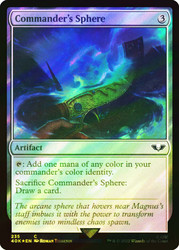 Commander's Sphere (#235) (Surge Foil)\nWarhammer 40,000 Commander - Surge Foil\nSingle\nMagic The Gathering