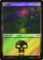 Swamp (#312) (Surge Foil)\nWarhammer 40,000 Commander - Surge Foil\nSingle\nMagic The Gathering