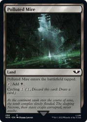 Polluted Mire\nWarhammer 40,000 Commander\nSingle\nMagic The Gathering