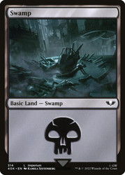 Swamp (#314)\nWarhammer 40,000 Commander\nSingle\nMagic The Gathering