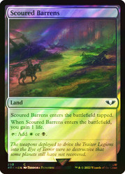 Scoured Barrens (Surge Foil)\nWarhammer 40,000 Commander - Surge Foil\nSingle\nMagic The Gathering