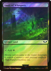 Vault of Whispers (Surge Foil)\nWarhammer 40,000 Commander - Surge Foil\nSingle\nMagic The Gathering