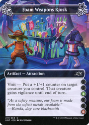Foam Weapons Kiosk (3/6)\nUnfinity\nSingle\nMagic The Gathering