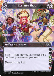 Costume Shop (3/4/6)\nUnfinity\nSingle\nMagic The Gathering