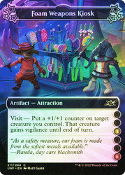 Foam Weapons Kiosk (3/6)\nUnfinity\nSingle\nMagic The Gathering