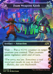 Foam Weapons Kiosk (4/6)\nUnfinity\nSingle\nMagic The Gathering