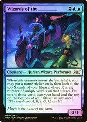 Wizards of the ________\nUnfinity\nSingle\nMagic The Gathering
