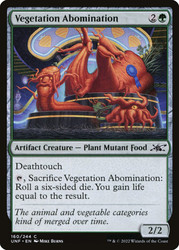 Vegetation Abomination\nUnfinity\nSingle\nMagic The Gathering