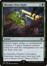 Mistakes Were Made\nUnfinity\nSingle\nMagic The Gathering