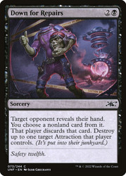 Down for Repairs\nUnfinity\nSingle\nMagic The Gathering