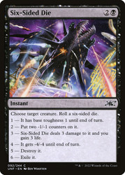 Six-Sided Die\nUnfinity\nSingle\nMagic The Gathering