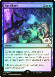 Bag Check\nUnfinity\nSingle\nMagic The Gathering