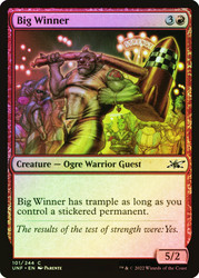 Big Winner\nUnfinity\nSingle\nMagic The Gathering