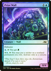Prize Wall\nUnfinity\nSingle\nMagic The Gathering