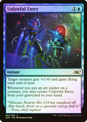 Unlawful Entry\nUnfinity\nSingle\nMagic The Gathering