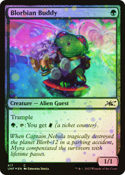 Blorbian Buddy (Galaxy Foil)\nUnfinity - Galaxy Foil\nSingle\nMagic The Gathering