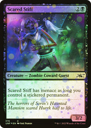 Scared Stiff (Galaxy Foil)\nUnfinity - Galaxy Foil\nSingle\nMagic The Gathering