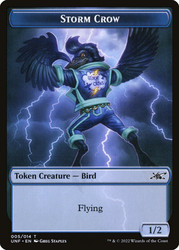 {Storm Crow Token}\nUnfinity\nSingle\nMagic The Gathering