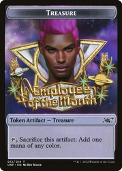 {Treasure Token} (#12)\nUnfinity\nSingle\nMagic The Gathering
