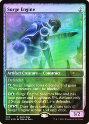 Surge Engine (Game Day) (Full Art)\nPromo: General\nSingle\nMagic The Gathering