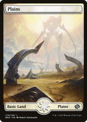 Plains (Full Art) (#278)\nThe Brothers' War\nSingle\nMagic The Gathering