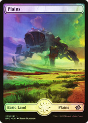 Plains (Full Art) (#279)\nThe Brothers' War\nSingle\nMagic The Gathering