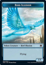 {Bird Illusion Token} // {Elf Warrior Token}\nGame Night: Free-for-All\nSingle\nMagic The Gathering