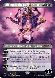 Liliana of the Dark Realms (Secret Lair) (Borderless)\nPromo: General\nSingle\nMagic The Gathering