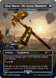 Loxodon Warhammer (Ghal Maraz, the Great Shatterer) (Secret Lair) (Warhammer 40,000) (Borderless)\nPromo: General\nSingle\nMagic The Gathering
