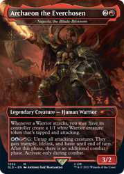 Najeela, the Blade-Blossom (Archaeon the Everchosen) (Secret Lair) (Warhammer 40,000) (Borderless)\nPromo: General\nSingle\nMagic The Gathering