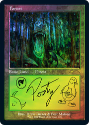 Forest (Secret Lair) (#1194) (Retro Frame)\nPromo: General\nSingle\nMagic The Gathering