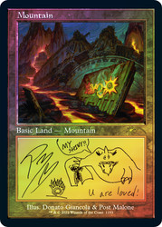 Mountain (Secret Lair) (#1193) (Retro Frame)\nPromo: General\nSingle\nMagic The Gathering