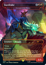 Scourge of the Throne (Stardrake) (Secret Lair) (Warhammer 40,000) (Borderless)\nPromo: General\nSingle\nMagic The Gathering