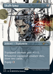 Skullclamp (Secret Lair) (Borderless)\nPromo: General\nSingle\nMagic The Gathering
