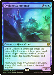 Cyclone Summoner (Resale)\nPromo: General\nSingle\nMagic The Gathering
