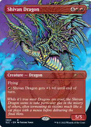 Shivan Dragon (Secret Lair Countdown) (Borderless)\nPromo: General\nSingle\nMagic The Gathering