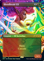 Bloodbraid Elf (Secret Lair Countdown) (Borderless)\nPromo: General\nSingle\nMagic The Gathering