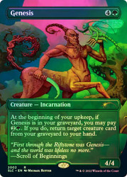Genesis (Secret Lair Countdown) (Borderless)\nPromo: General\nSingle\nMagic The Gathering