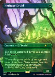 Heritage Druid (Secret Lair Countdown) (Borderless)\nPromo: General\nSingle\nMagic The Gathering