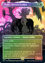 Thalia, Heretic Cathar (Secret Lair Countdown) (Borderless)\nPromo: General\nSingle\nMagic The Gathering