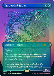 Tradewind Rider (Secret Lair Countdown) (Borderless)\nPromo: General\nSingle\nMagic The Gathering