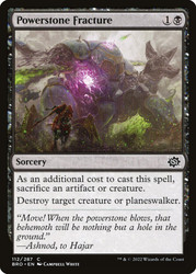 Powerstone Fracture\nThe Brothers' War\nSingle\nMagic The Gathering