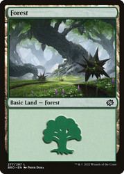 Forest (#277)\nThe Brothers' War\nSingle\nMagic The Gathering
