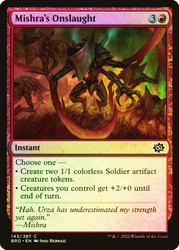 Mishra's Onslaught\nThe Brothers' War\nSingle\nMagic The Gathering