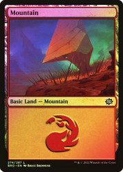 Mountain (#274)\nThe Brothers' War\nSingle\nMagic The Gathering